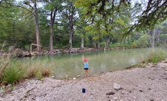 Camping near Persimmon Hill — Garner State Park: Camp Riverview, Concan, Texas