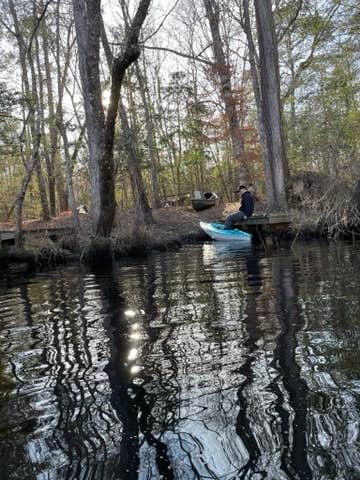 Camper-submitted photo at Bennetts Creek Canoe In Campground — Merchants Millpond State Park near Suffolk, VA