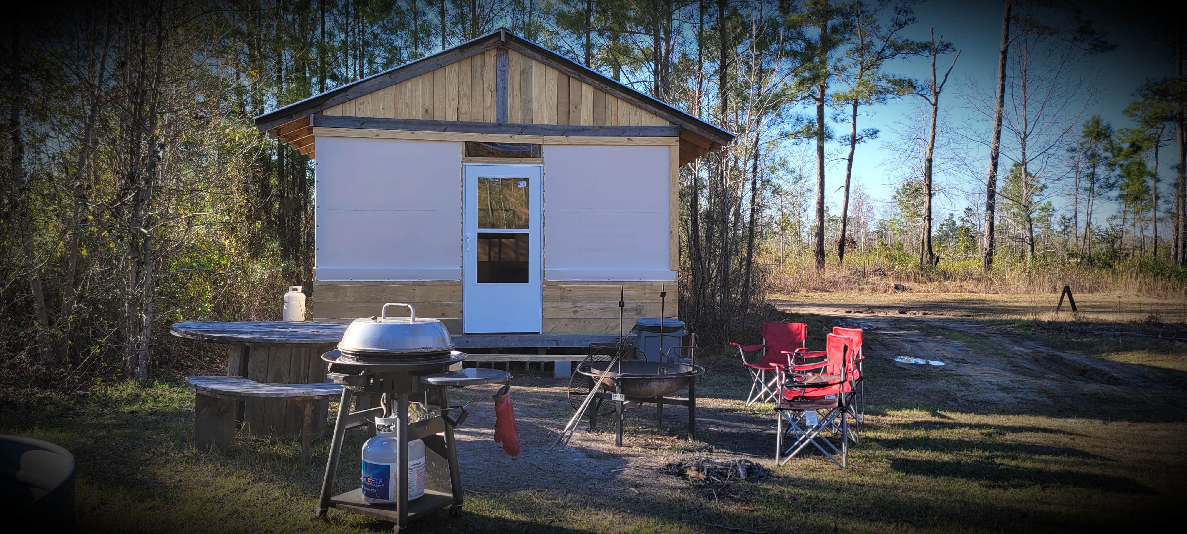 Kimberly R.'s photo of glamping accommodations at Stonewood Farm near Hampton, SC