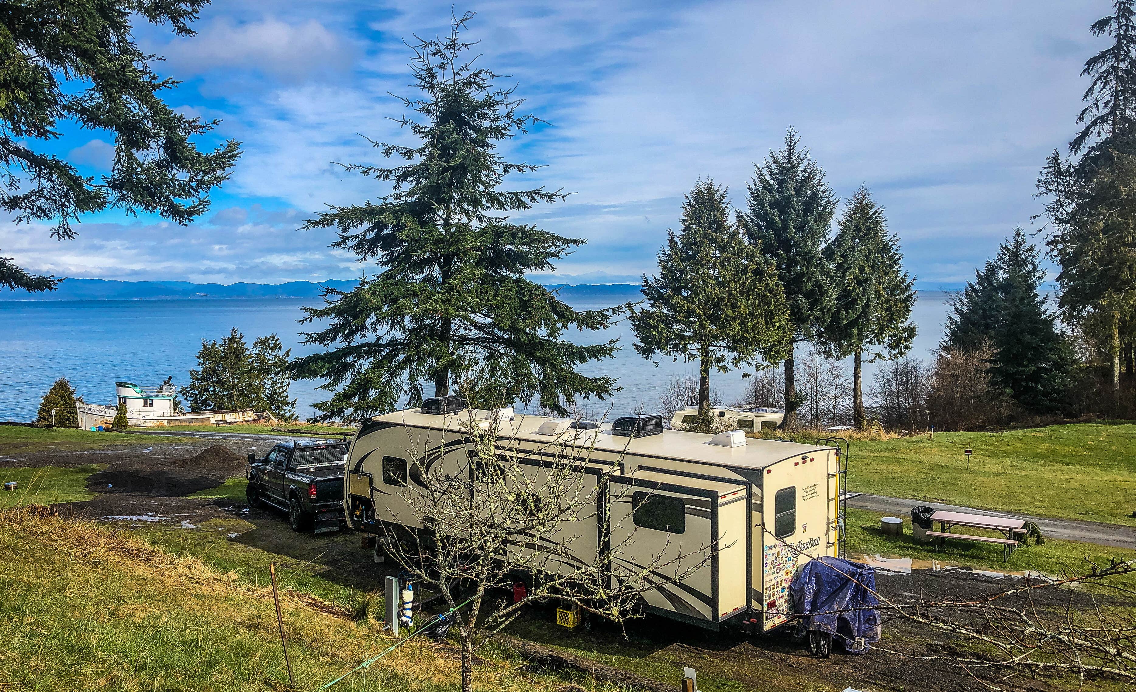Brown Sign Junkies ..'s photo of rv camping at Whiskey Creek Beach NW near Port Angeles, WA