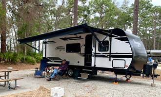 Camping near Brickhill Bluff Wilderness Campsite — Cumberland Island National Seashore: Crooked River State Park Campground, Cumberland Island National Seashore, Georgia