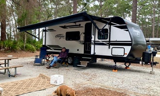 Camping near Atlantic Beach Campground — Fort Clinch State Park: Crooked River State Park Campground, Cumberland Island National Seashore, Georgia