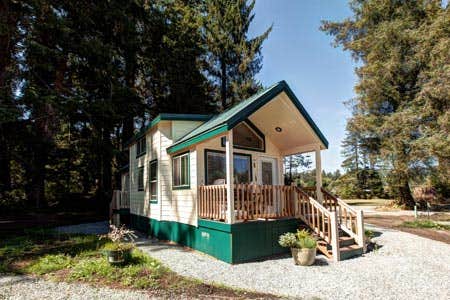 Tanya B.'s photo of a cabin at Sheltered Nook on Tillamook Bay near Beaver, OR
