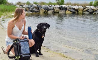 Tara S.'s photo of camping with pets at Point Lookout State Park - Temporarily Closed near Broomes Island, MD