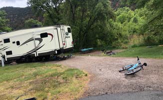 Hayley K.'s photo of rv camping at Rifle Falls State Park Campground near Rifle, CO