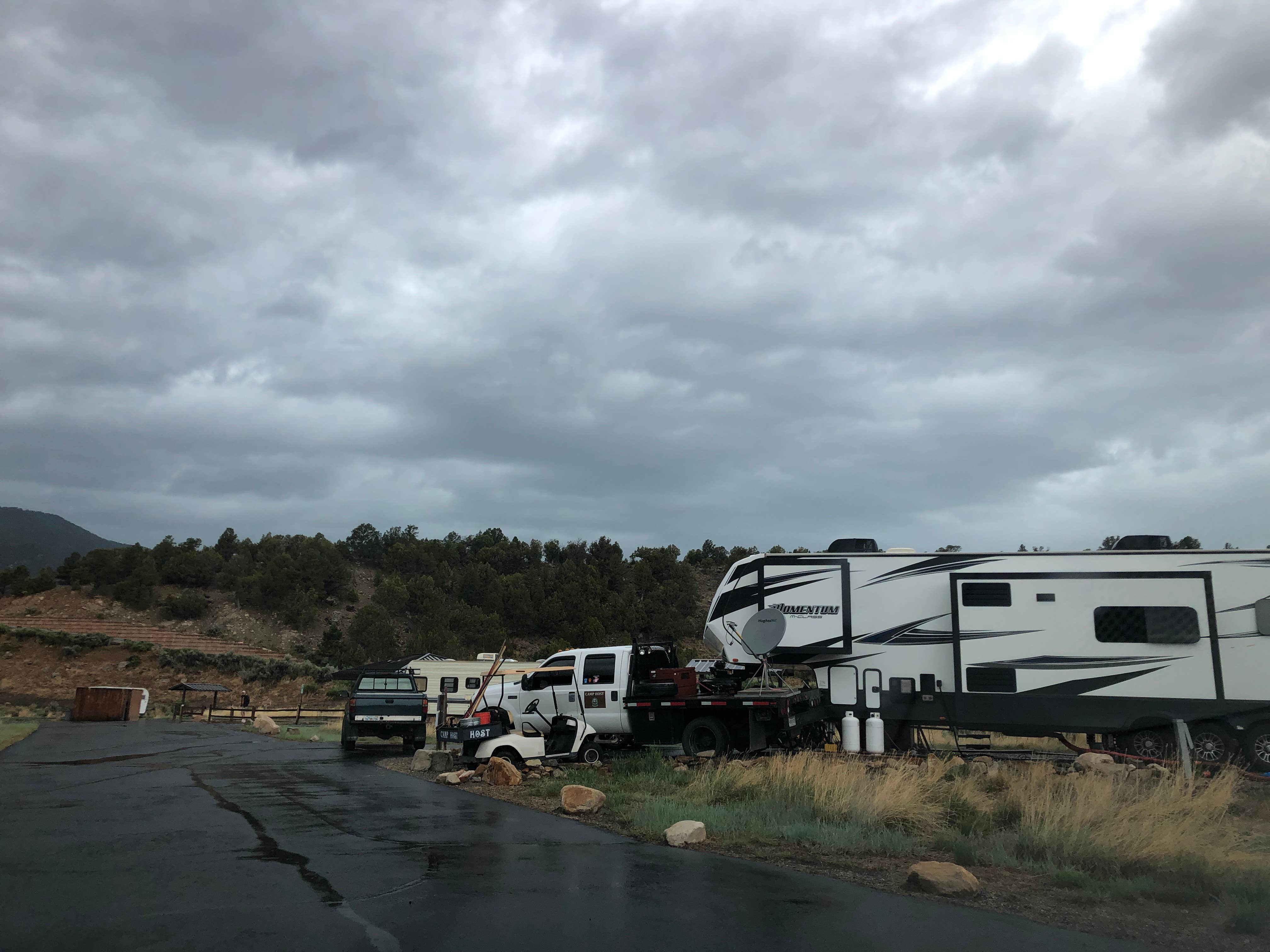 Hayley K.'s photo of rv camping at Rifle Gap State Park Campground near New Castle, CO