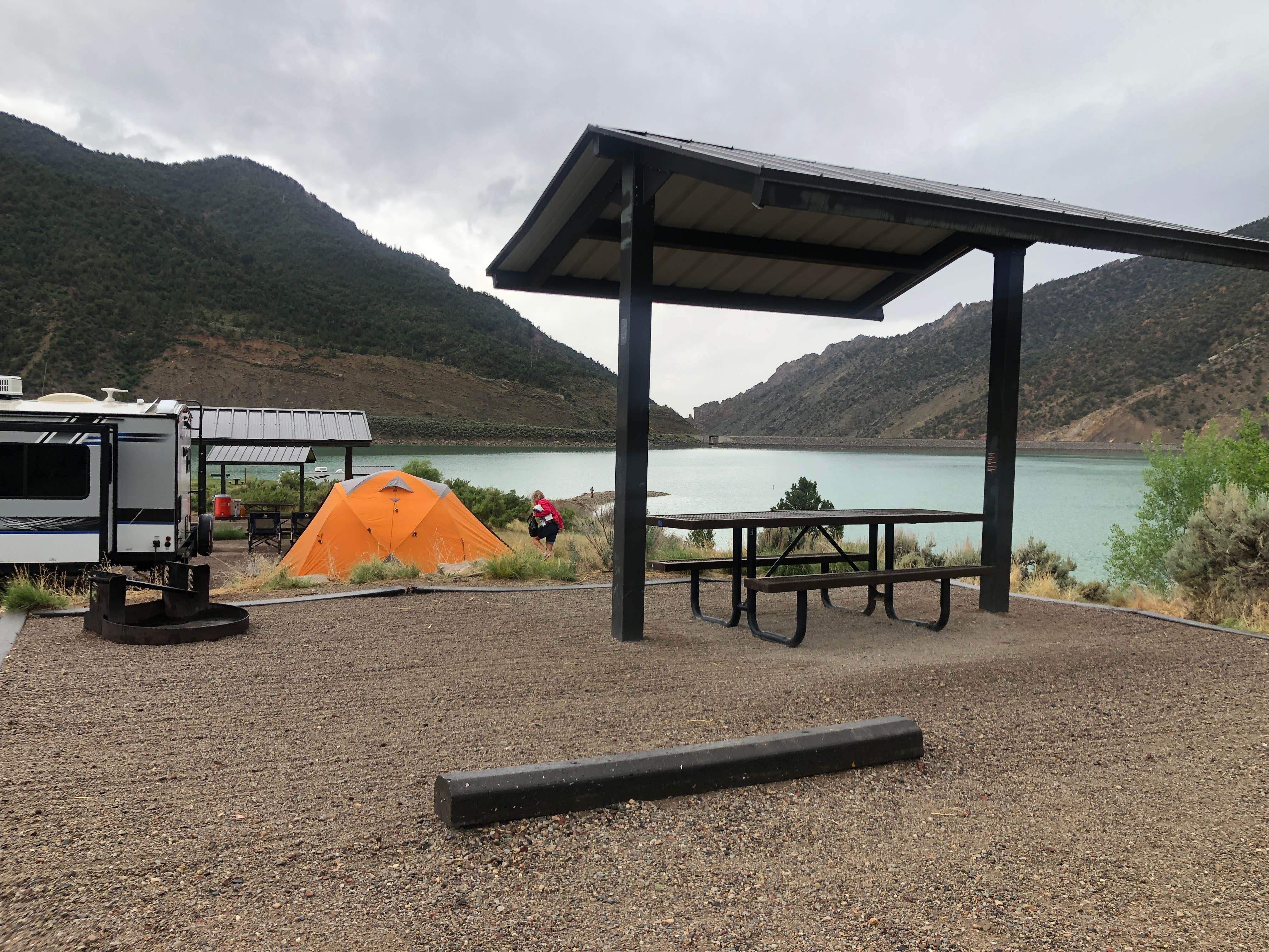 Hayley K.'s photo at Rifle Gap State Park Campground near Silt, CO