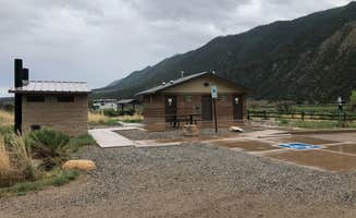 Hayley K.'s photo of glamping accommodations at Rifle Gap State Park Campground near Silt, CO