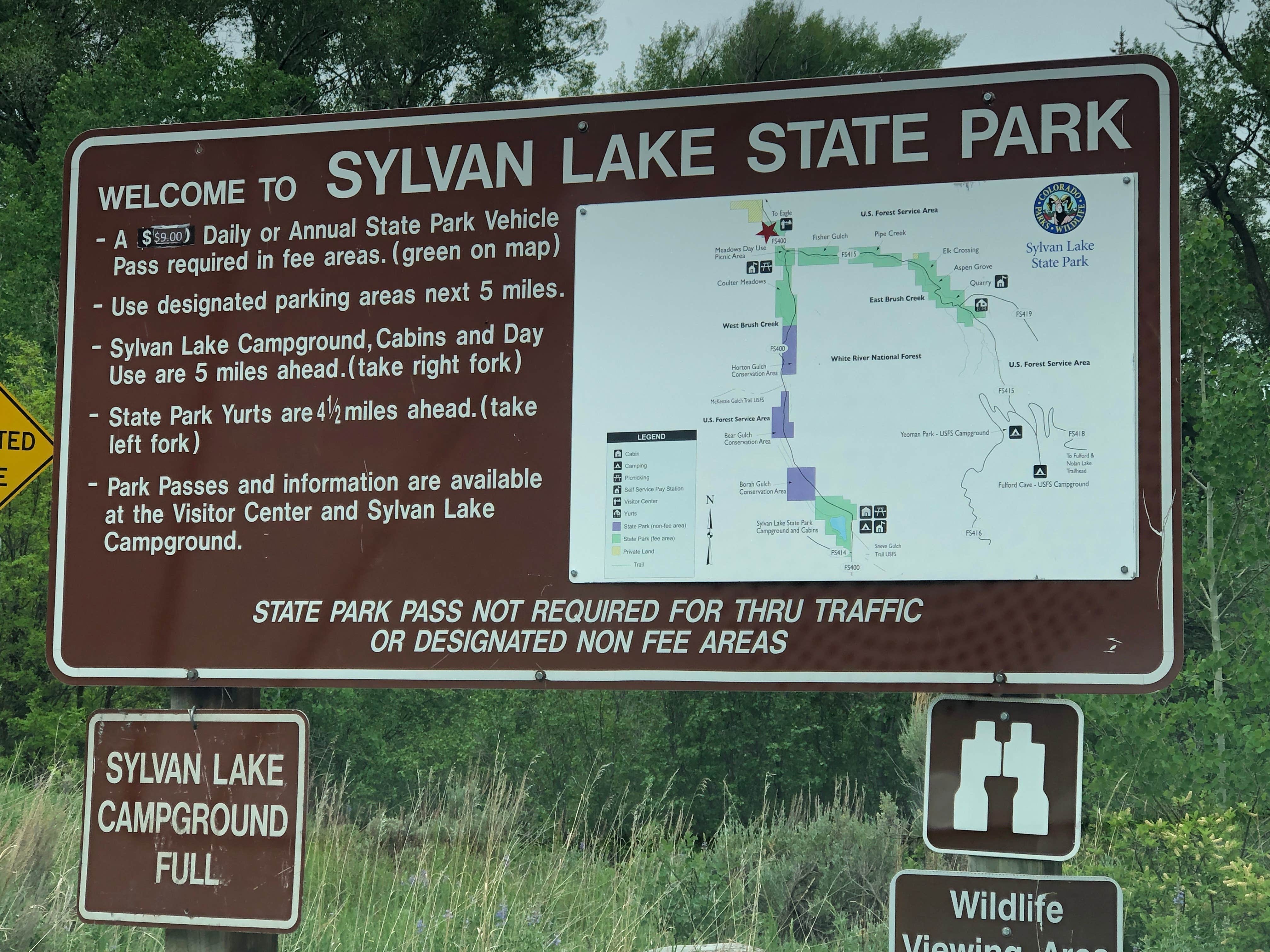 Camper submitted image from Sylvan Lake Campground — Sylvan Lake State Park - 1