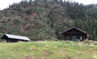 Hayley K.'s photo of glamping accommodations at Sylvan Lake Campground — Sylvan Lake State Park near White River National Forest