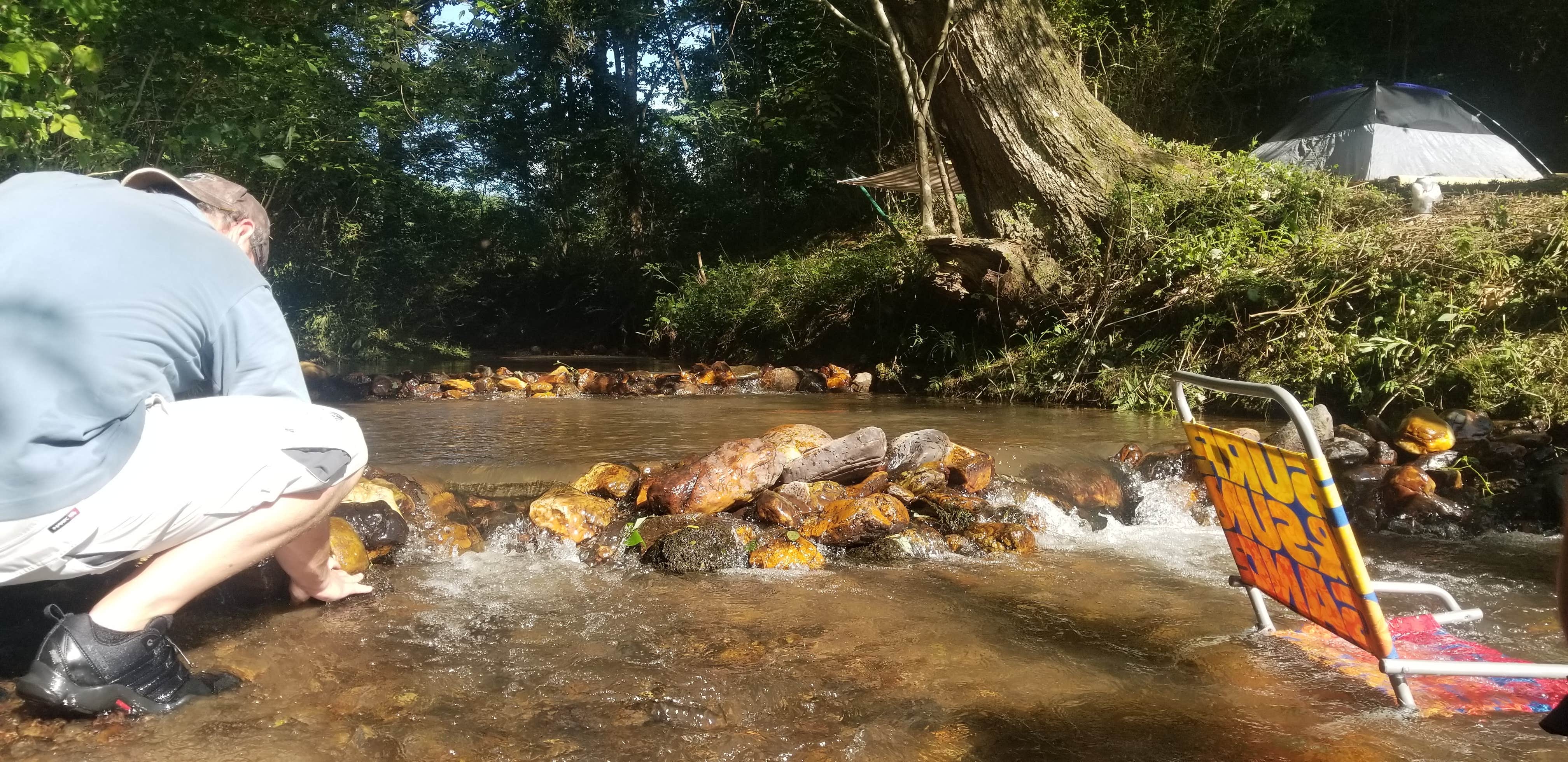 Liz L.'s photo of tent camping at Gateway to the Smokies near Bryson City, NC