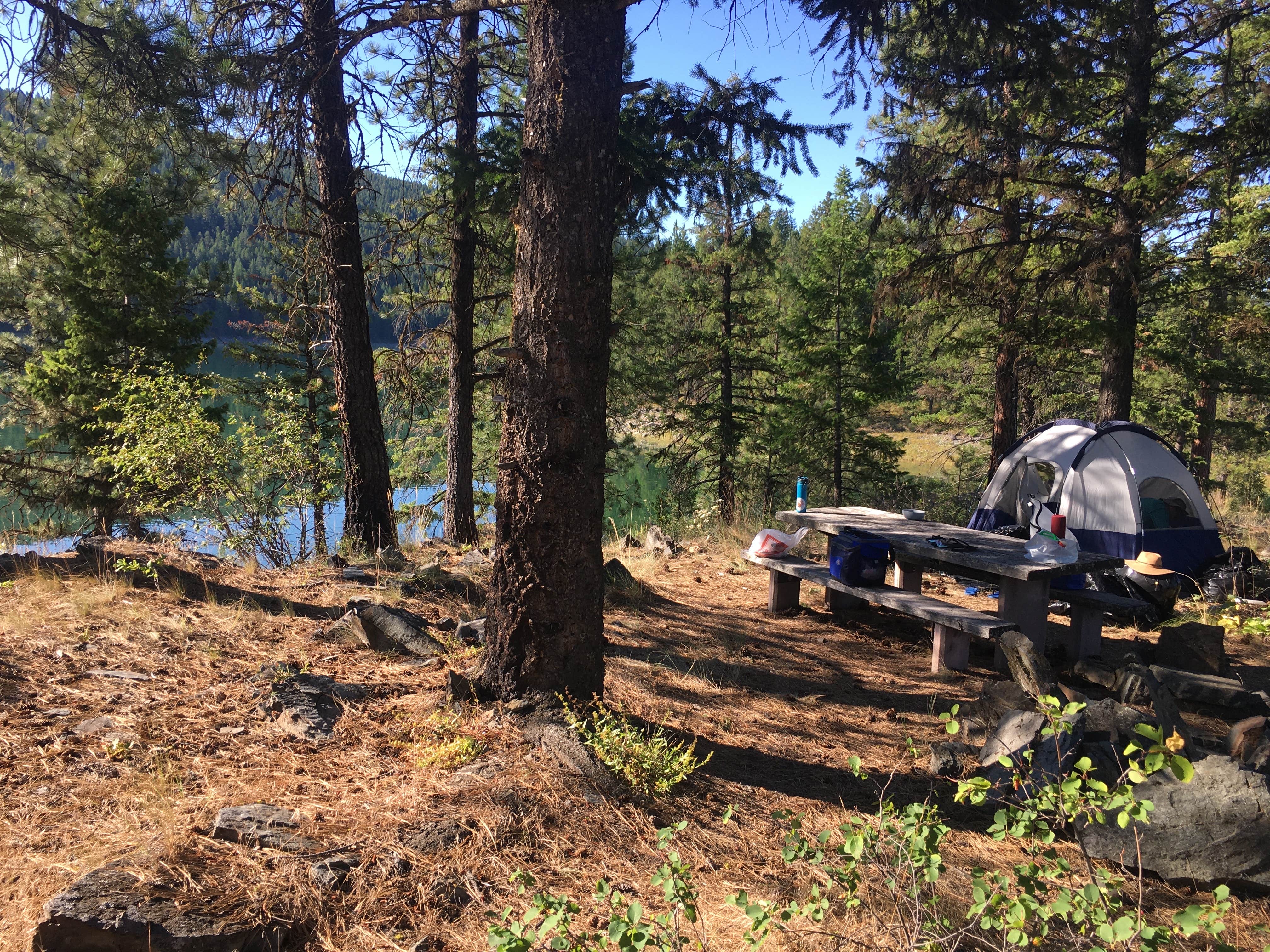 Camper-submitted photo at Yarnell Island Campground near Kootenai National Forest