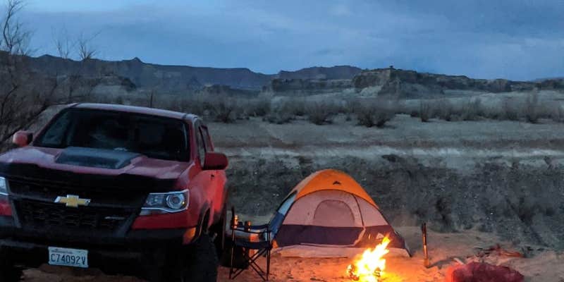 Camper submitted image from Lone Rock Beach Primitive Camping Area — Glen Canyon National Recreation Area