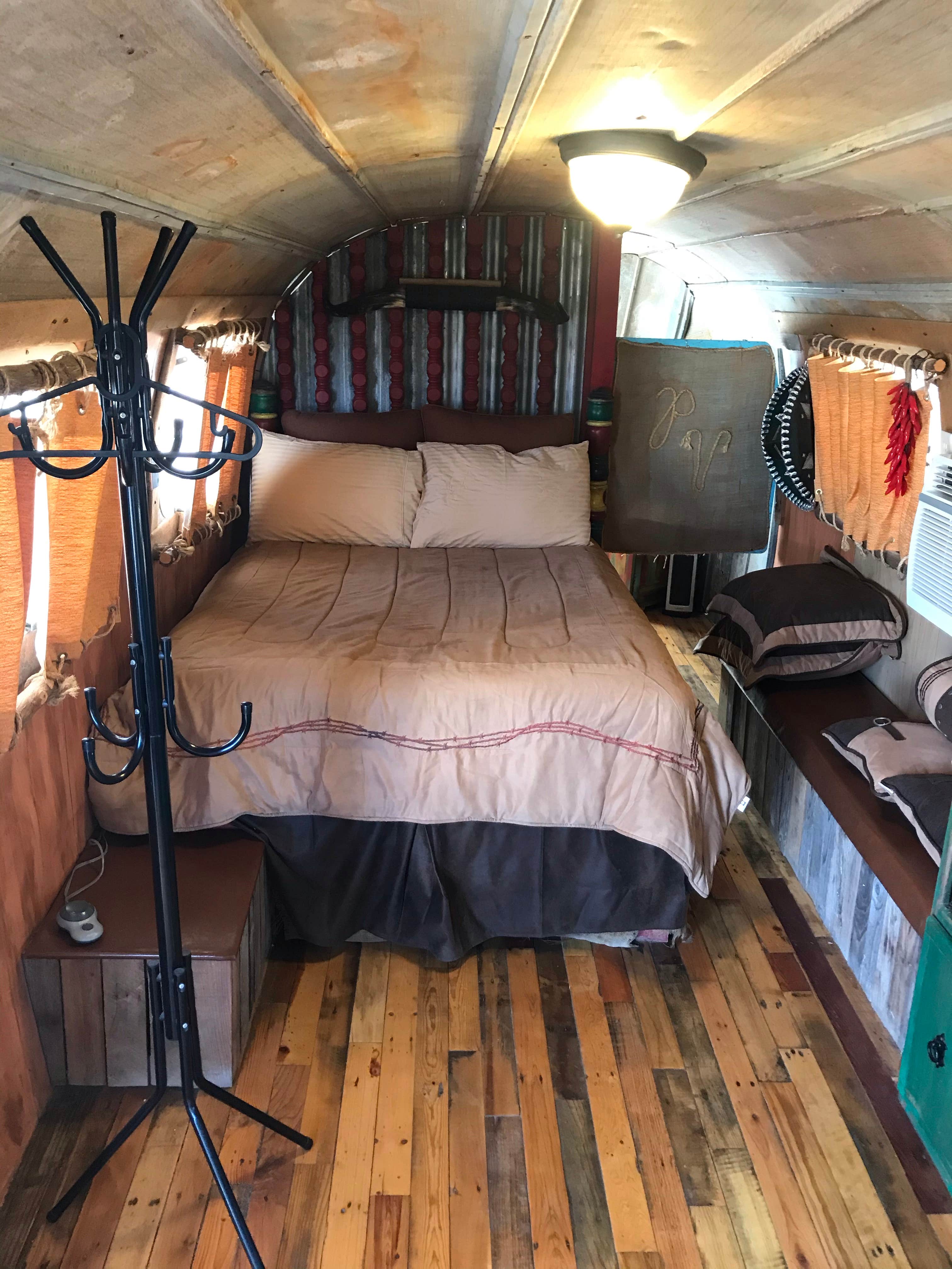Devon M.'s photo of glamping accommodations at Tin Valley Retro Rentals near Terlingua, TX