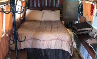 Devon M.'s photo of glamping accommodations at Tin Valley Retro Rentals near Big Bend National Park