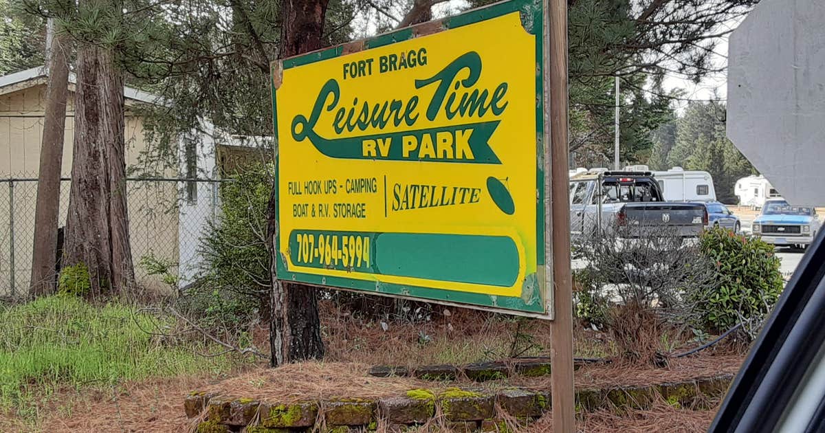 Leisure Time RV Park Fort Bragg, CA