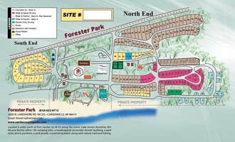 Camping near Evergreen Park Campground: Forester Park Campground, Sandusky, Michigan