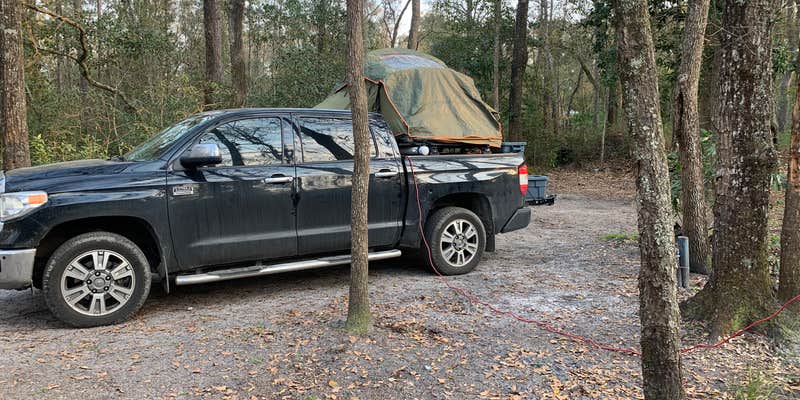 Camper submitted image from Tuck in the Wood Campground