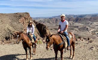Matt T.'s photo of camping with a horse at Interior Primitive Sites — Big Bend Ranch State Park near Big Bend National Park