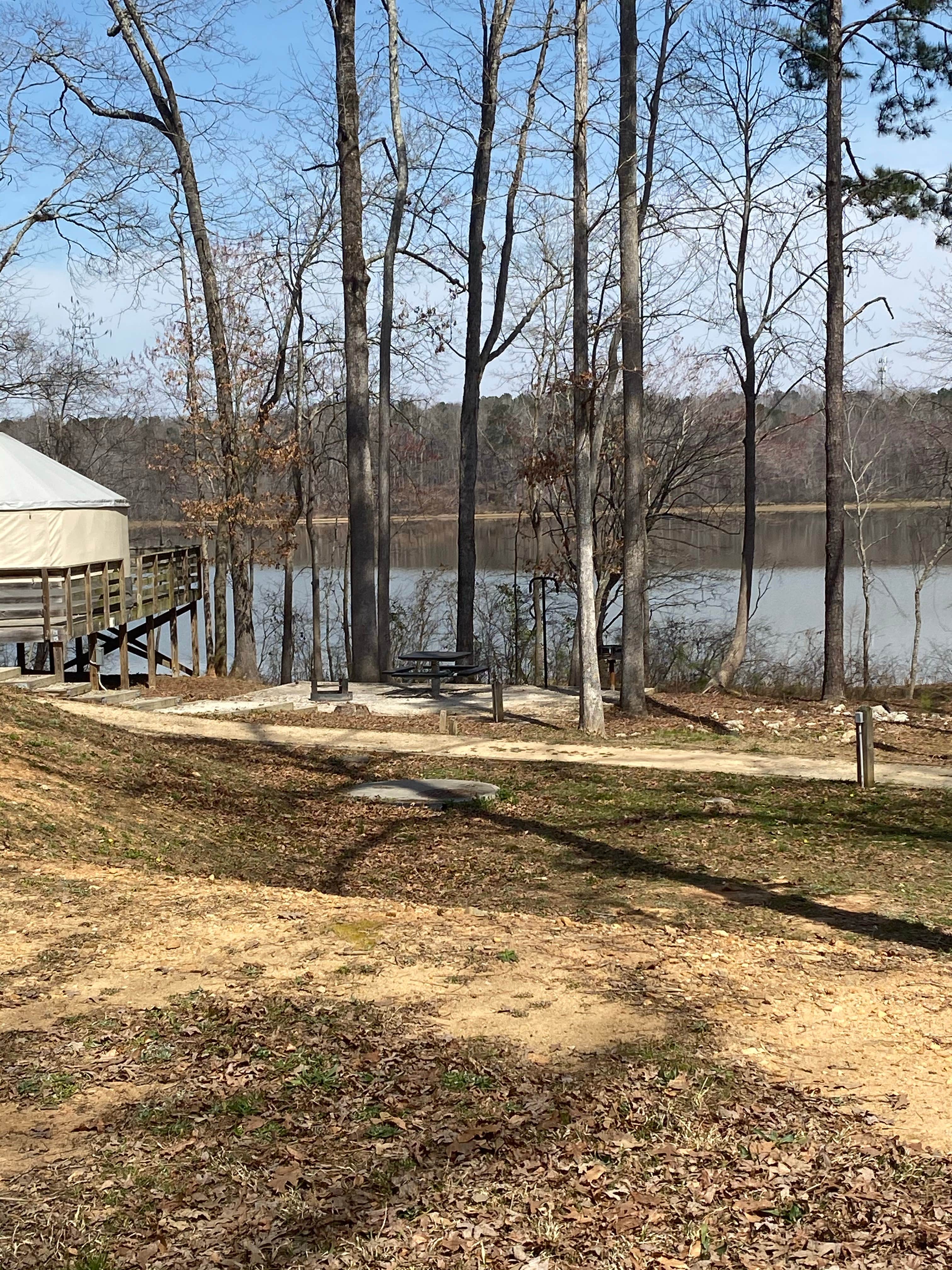 Brittney  C.'s photo of glamping accommodations at Sweetwater Creek State Park Campground near Dallas, GA