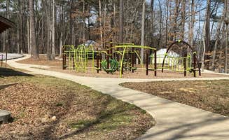 Brittney  C.'s photo of glamping accommodations at Sweetwater Creek State Park Campground near Sharpsburg, GA