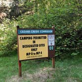Review photo of Cedar Creek Corridor Primitive Camping by Corinna B., May 30, 2018