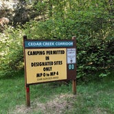 Review photo of Cedar Creek Corridor Primitive Camping by Corinna B., May 30, 2018