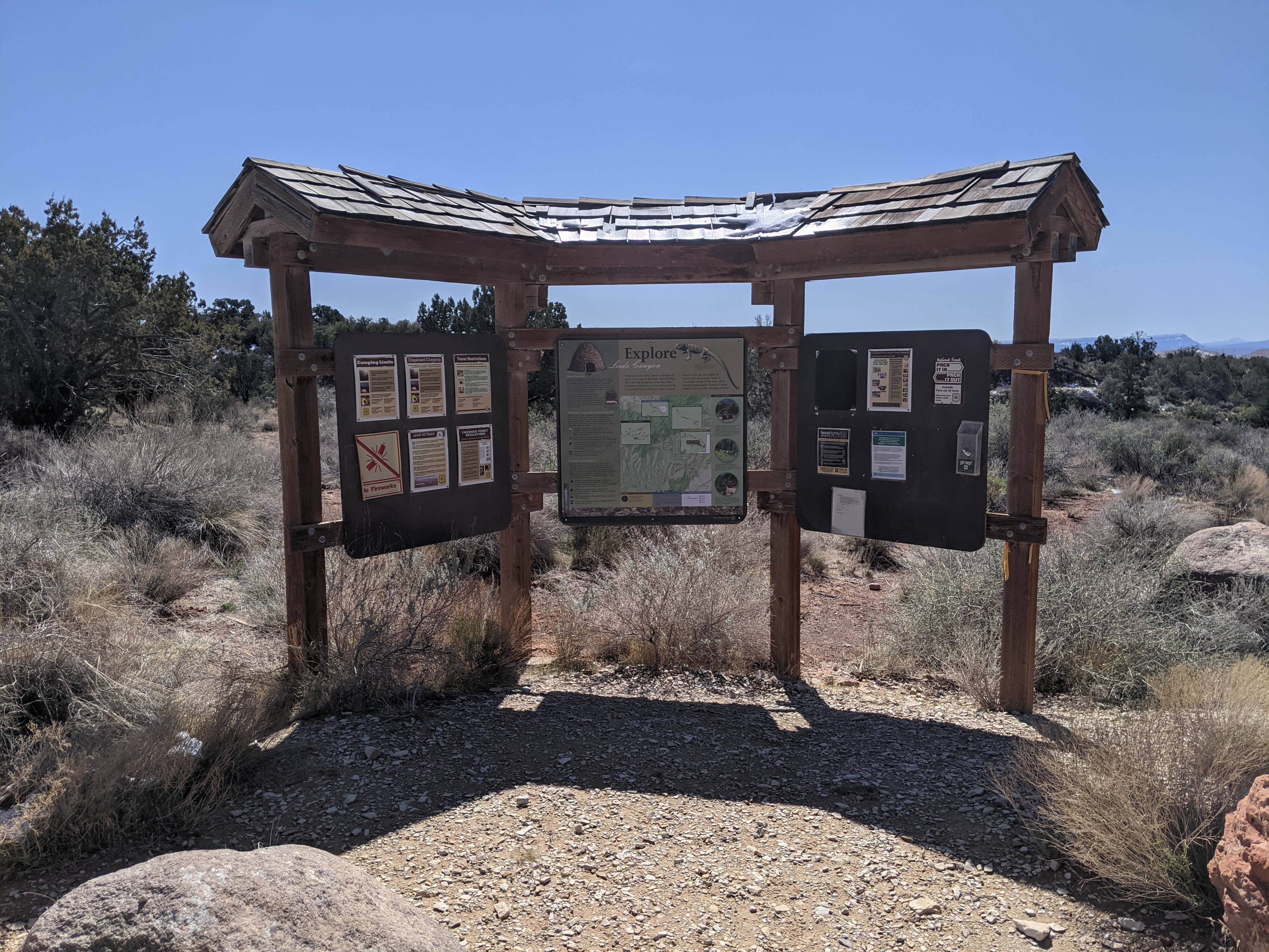 Camper submitted image from Leeds Canyon Dispersed #1 - 2