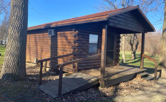 Amy G.'s photo of a cabin at Hoffman Lake Campground INC. in Indiana