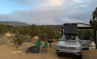 Camping near El Malpais National Monument, El Morro, Chain of Craters, Big Tubes Area Site: Joe Skeen Campground - El Malpais NCA, San Rafael, New Mexico