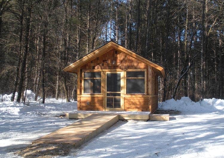 Alison O.'s photo of glamping accommodations at Afton State Park Campground near Jordan, MN