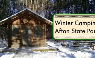 Alison O.'s photo of glamping accommodations at Afton State Park Campground near Roberts, WI