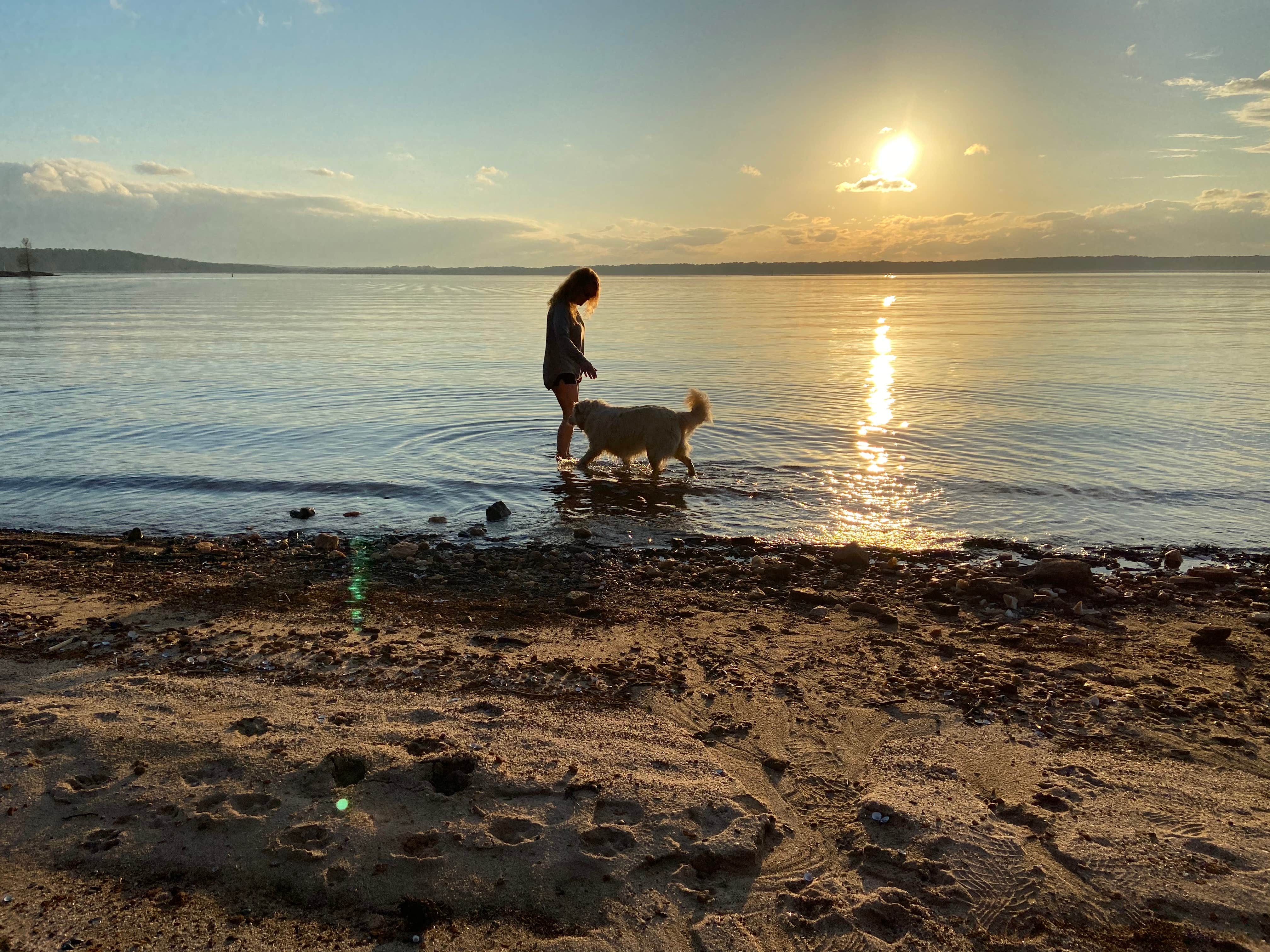 Ward's photo of camping with pets at R. Shaefer Heard Campground near Dadeville, AL