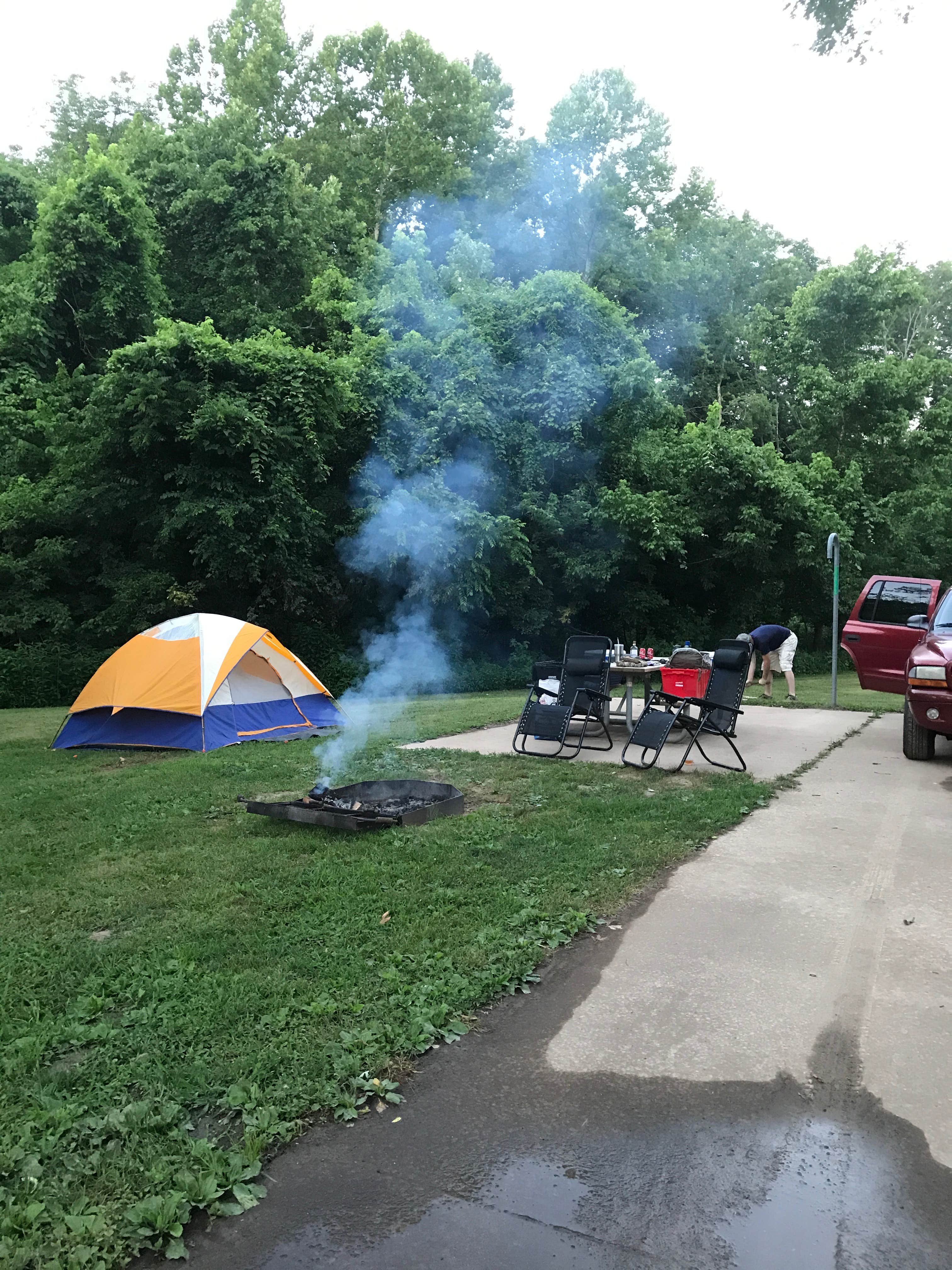 Kelsie L.'s photo at Onondaga Cave State Park Campground near Owensville, MO