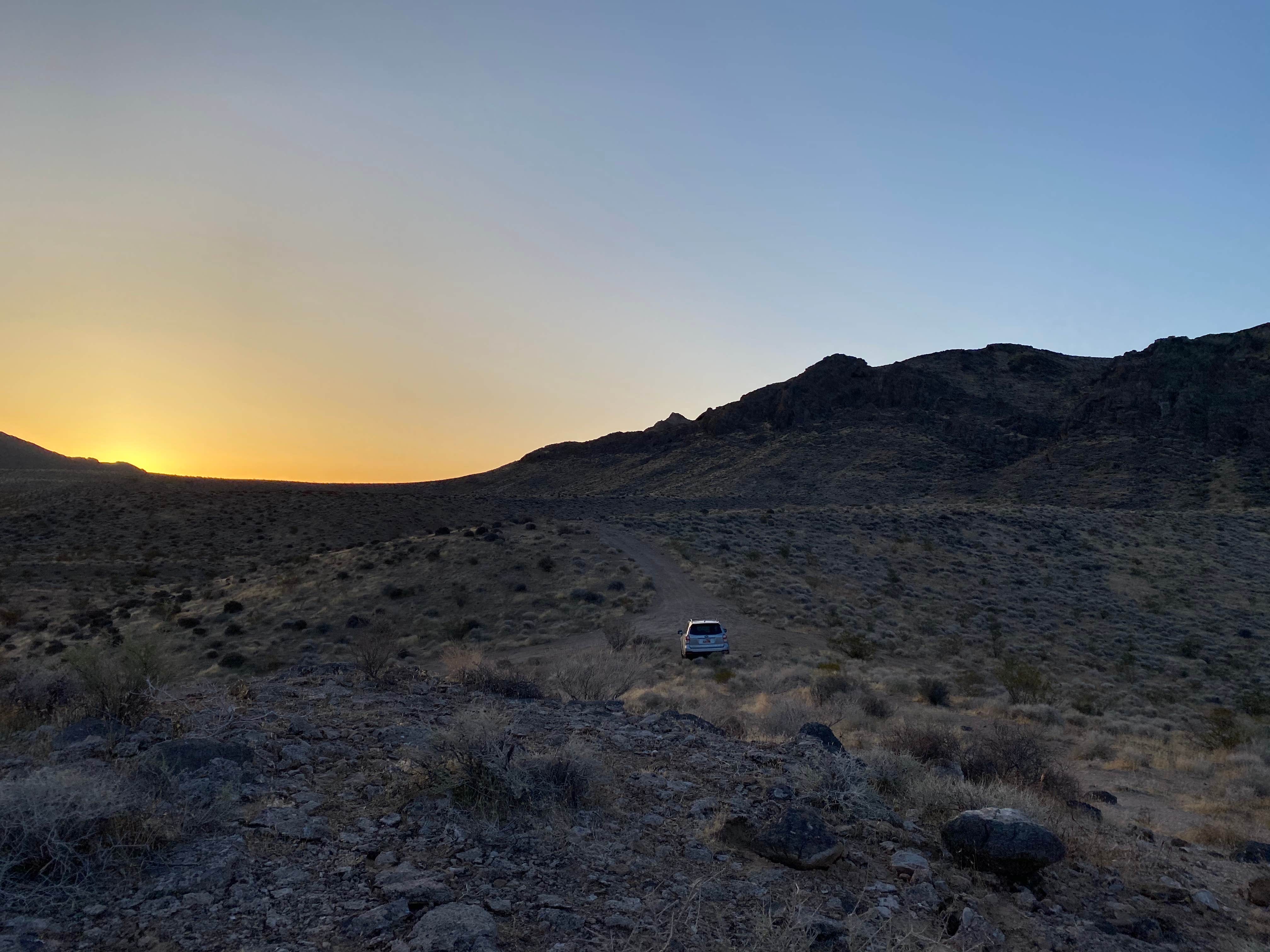 Camping near Palm Creek Ranch: BLM dispersed camping west of Valley of Fire, Overton, Nevada