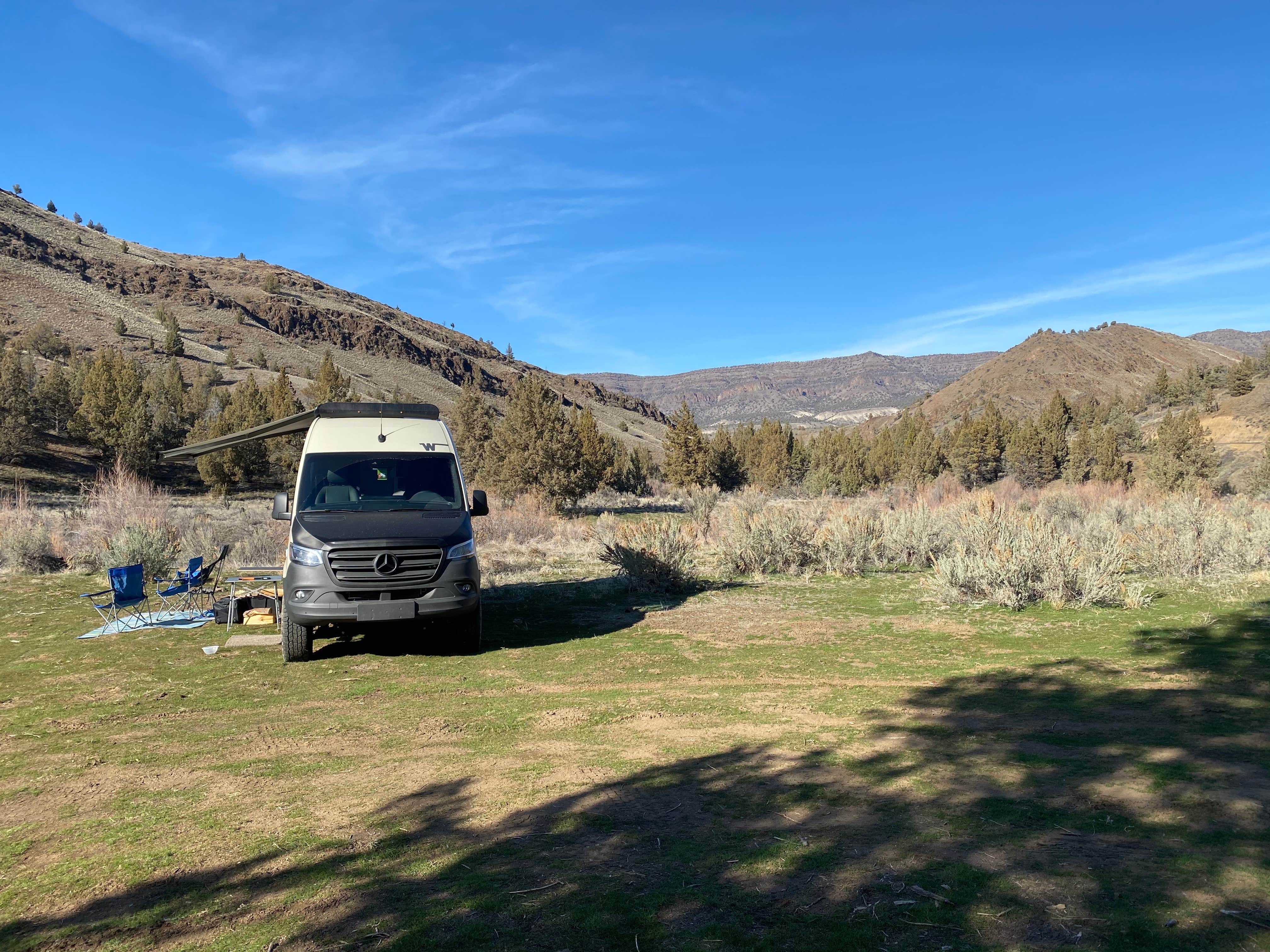 Camper-submitted photo at Burnt Ranch Road/Bridge Creek (Painted Hills) near Kimberly, OR