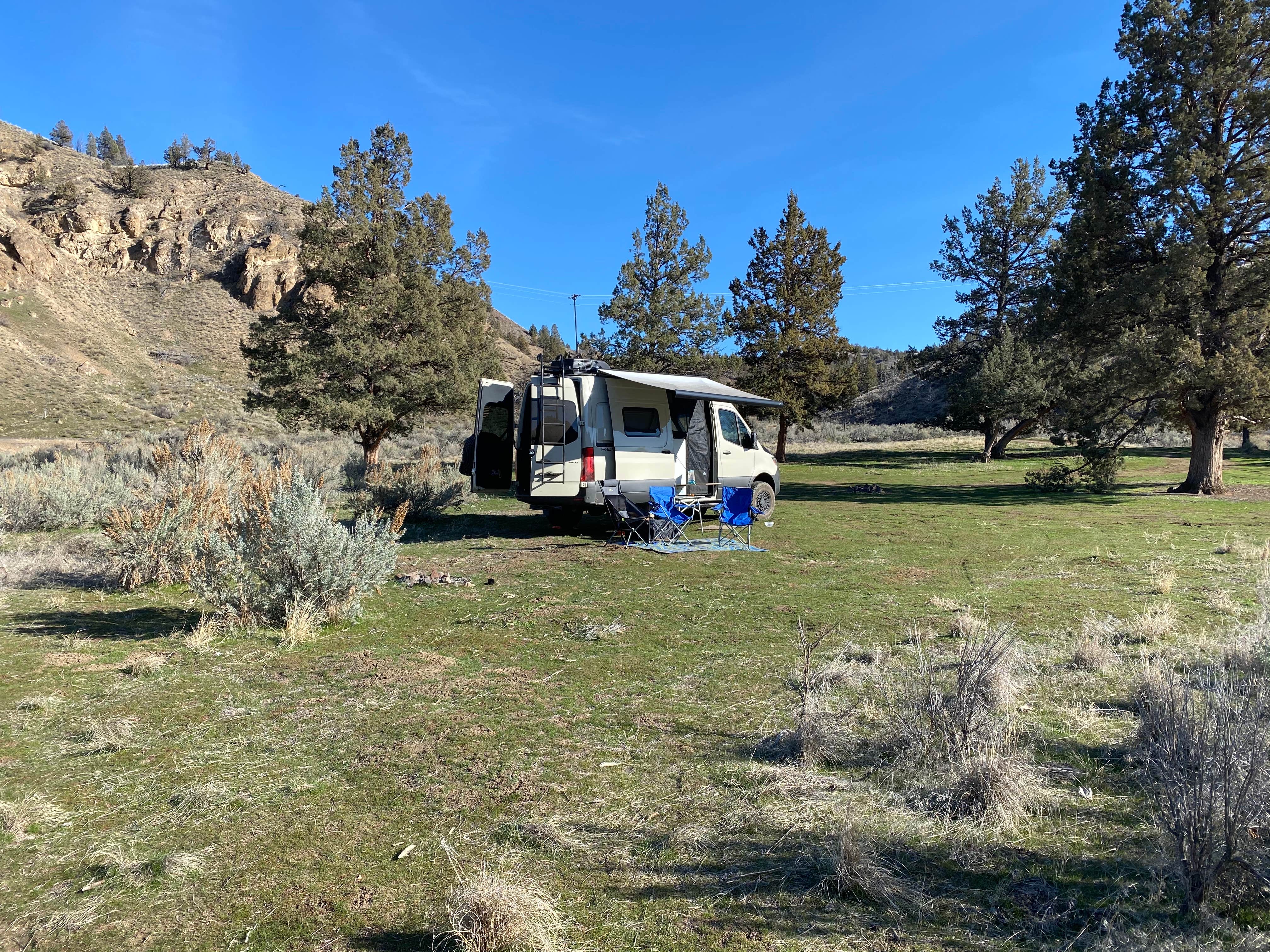 Camper-submitted photo at Burnt Ranch Road/Bridge Creek (Painted Hills) near Mitchell, OR