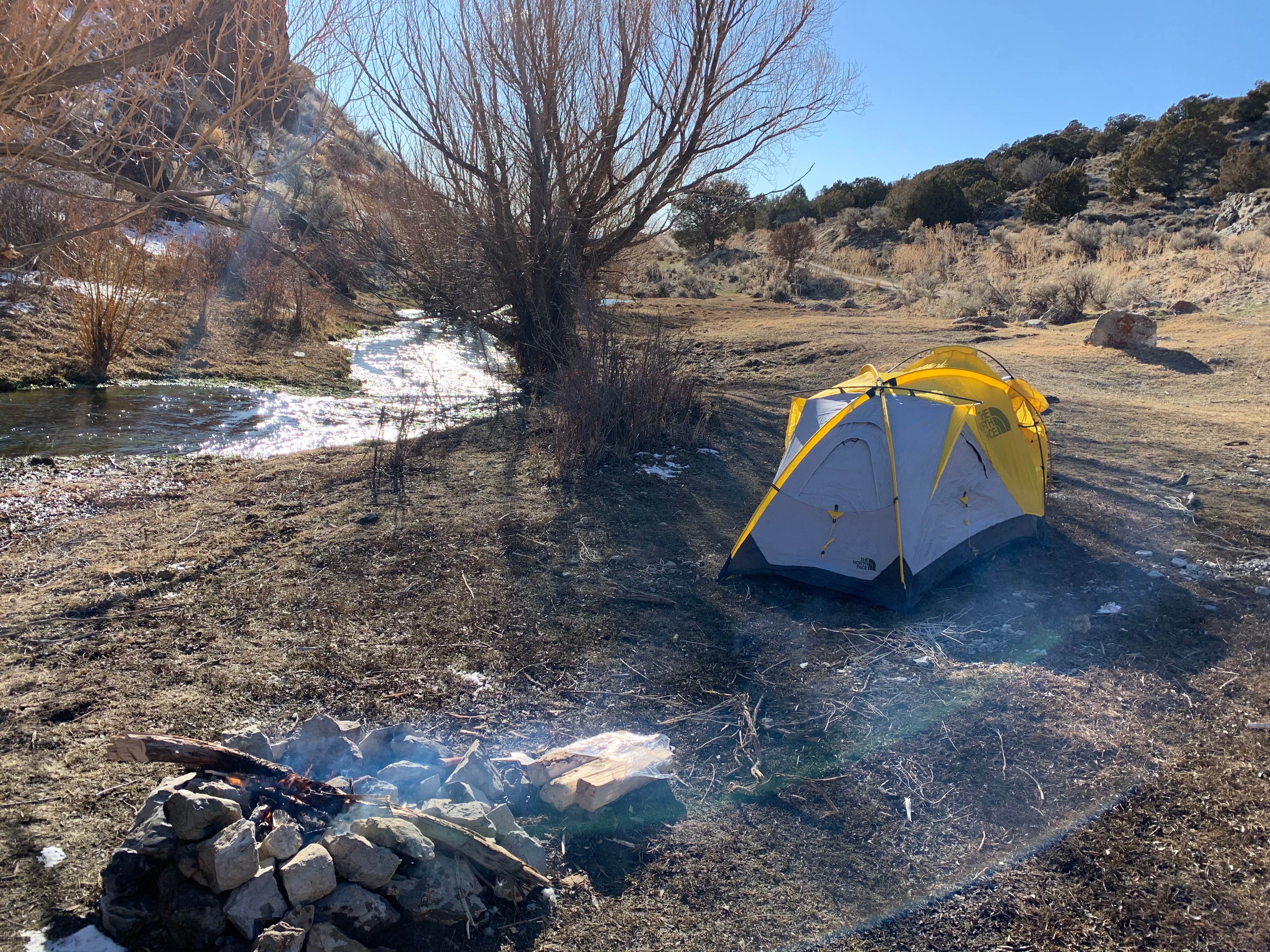 Camping near Crossroads RV Park: 12 Mile Hot Springs Dispersed Camping, Wells, Nevada