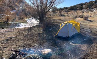 caleb P.'s photo of tent camping at 12 Mile Hot Springs Dispersed Camping in Nevada
