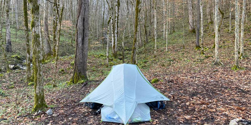 Camper submitted image from Walls of Jericho - Hurricane Creek Backcountry Campsite