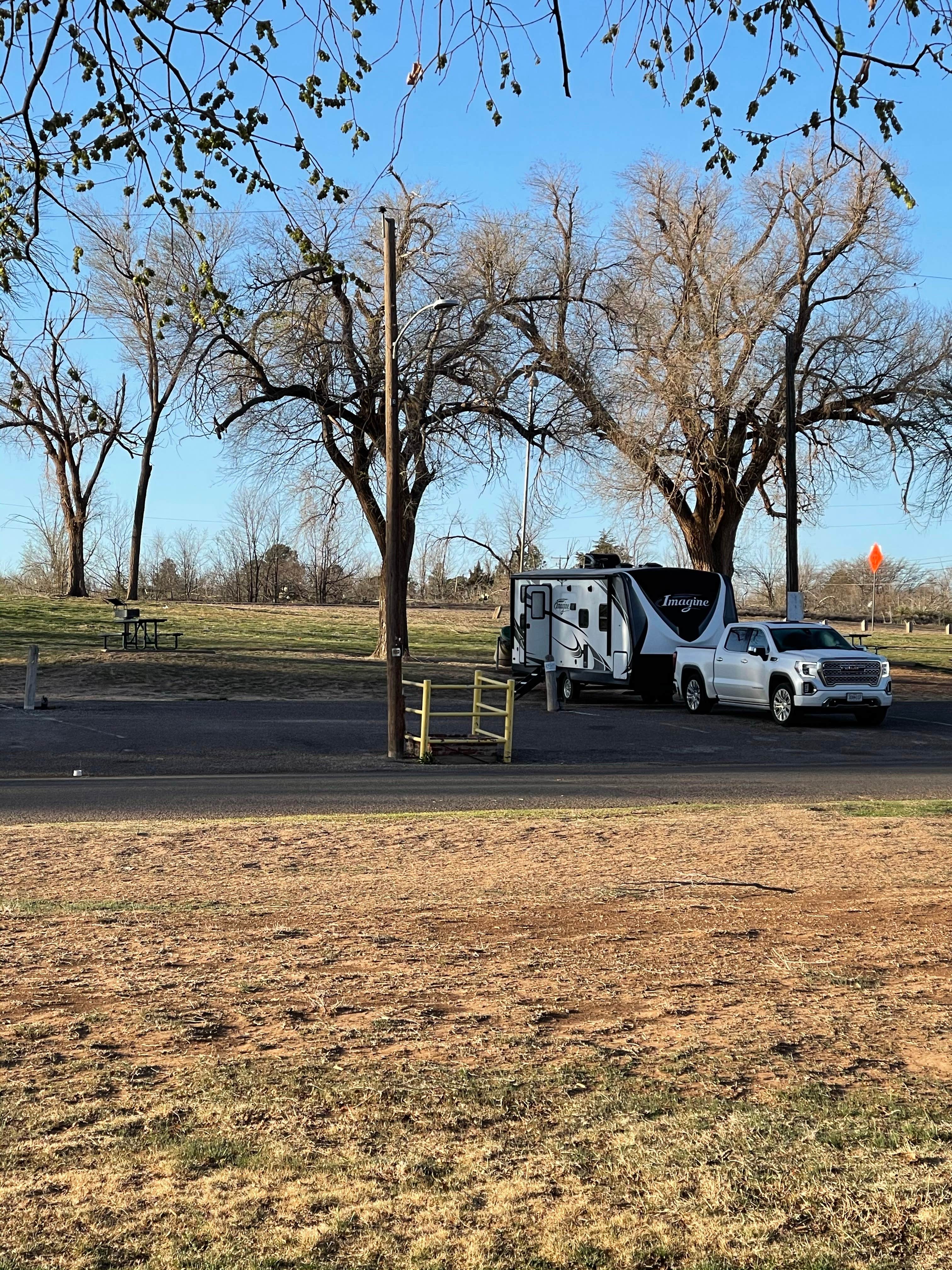 Camper submitted image from Lamesa RV Parking Area - 1