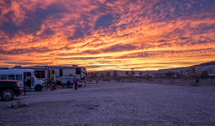 Allison's photo of rv camping at RoadRunner Travelers RV Park near Terlingua, TX