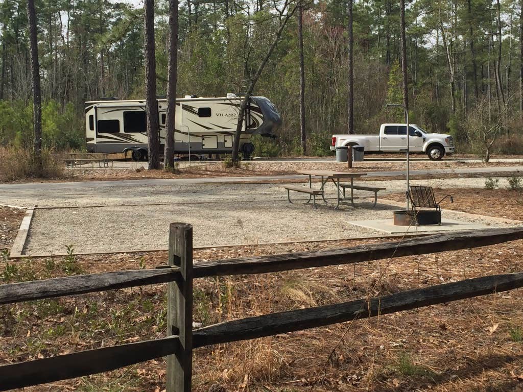 MickandKarla W.'s photo of rv camping at Jones Lake State Park Campground near Ivanhoe, NC