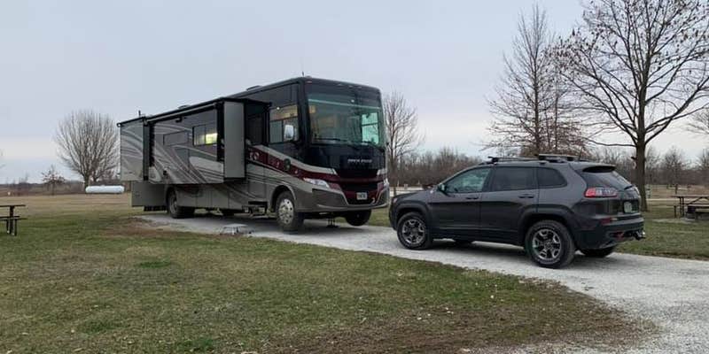 Camper submitted image from Primitive Campground — Jim Edgar Panther Creek State Fish and Wildlife Area