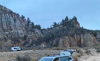 Camping near Hog Canyon: Twin Hollows Canyon, Mount Carmel Junction, Utah