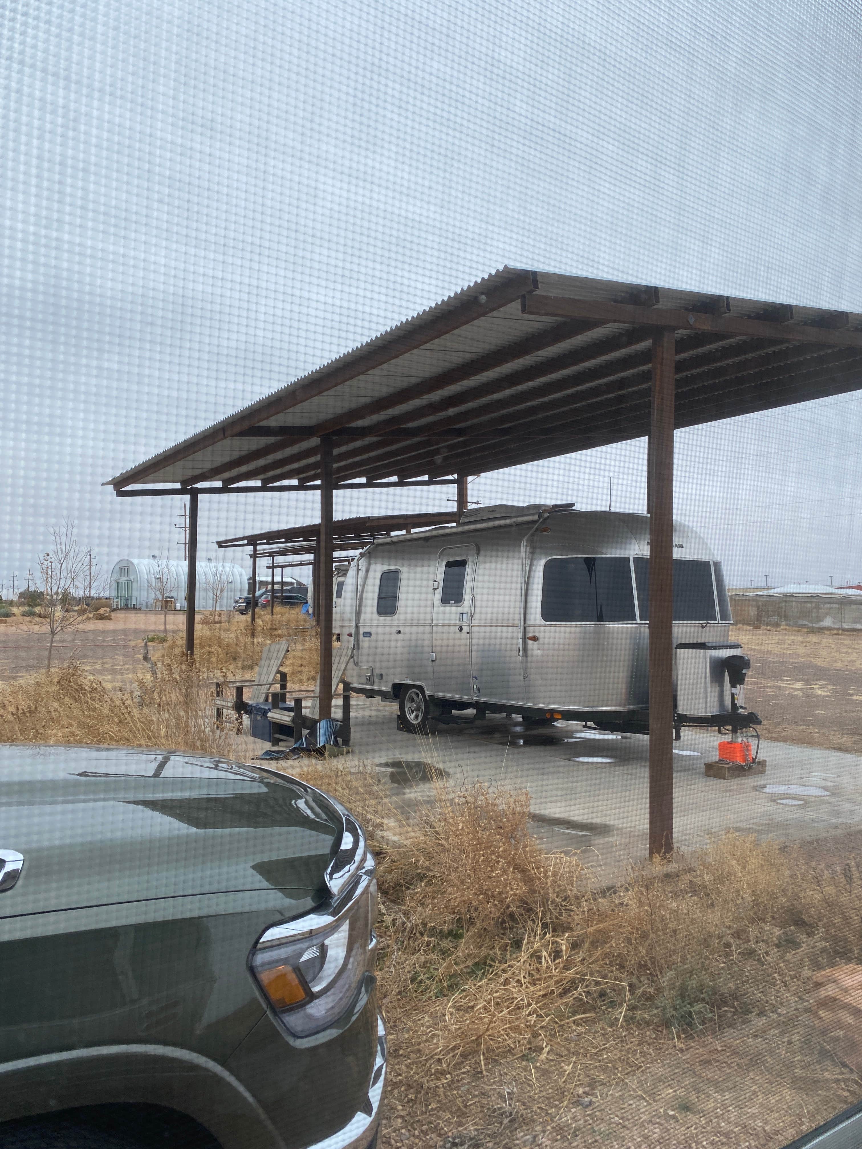 kristin S.'s photo of rv camping at Marfa Yacht Club near Marfa, TX