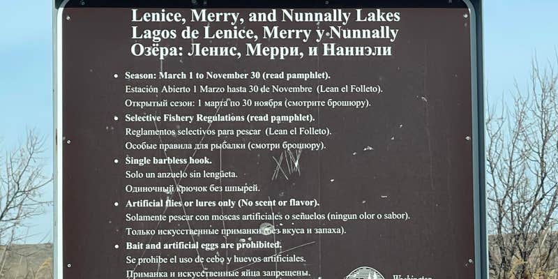 Camper submitted image from Nunnally Lake