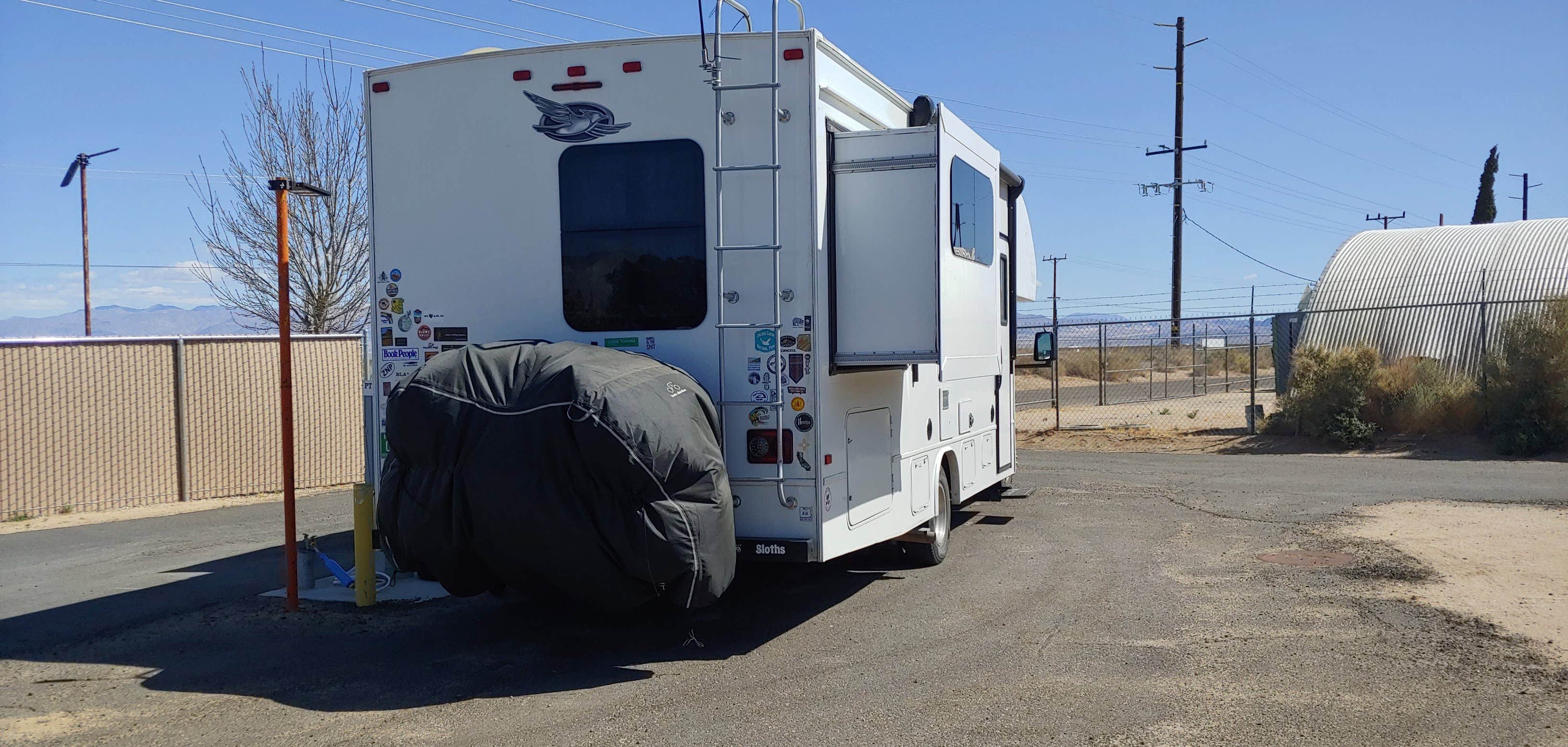Laura M.'s photo of rv camping at Bertrand's High Desert Mobile Home & RV Park near Onyx, CA