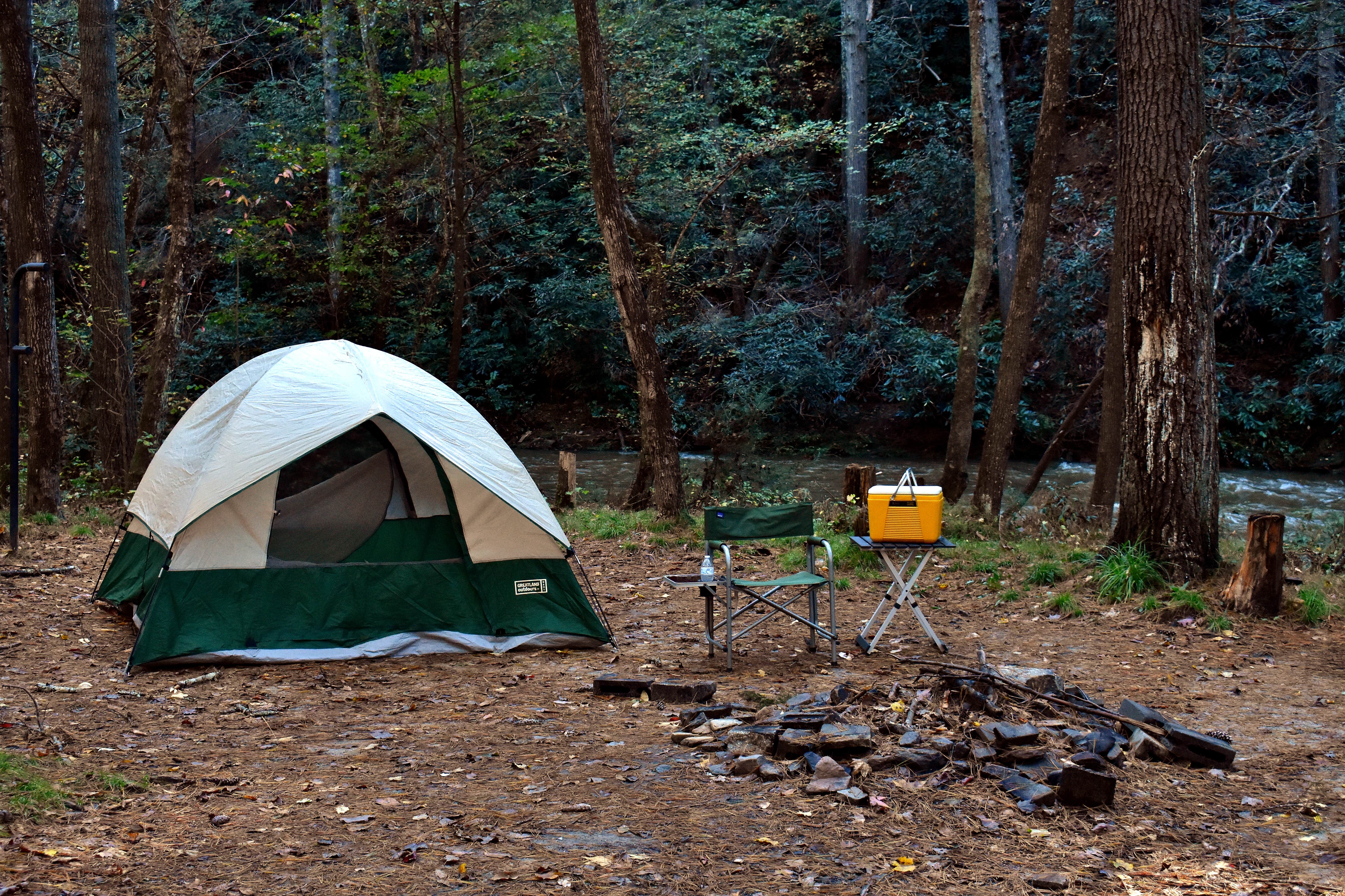 Myron C.'s photo of tent camping at Grapevine near Long Creek, SC