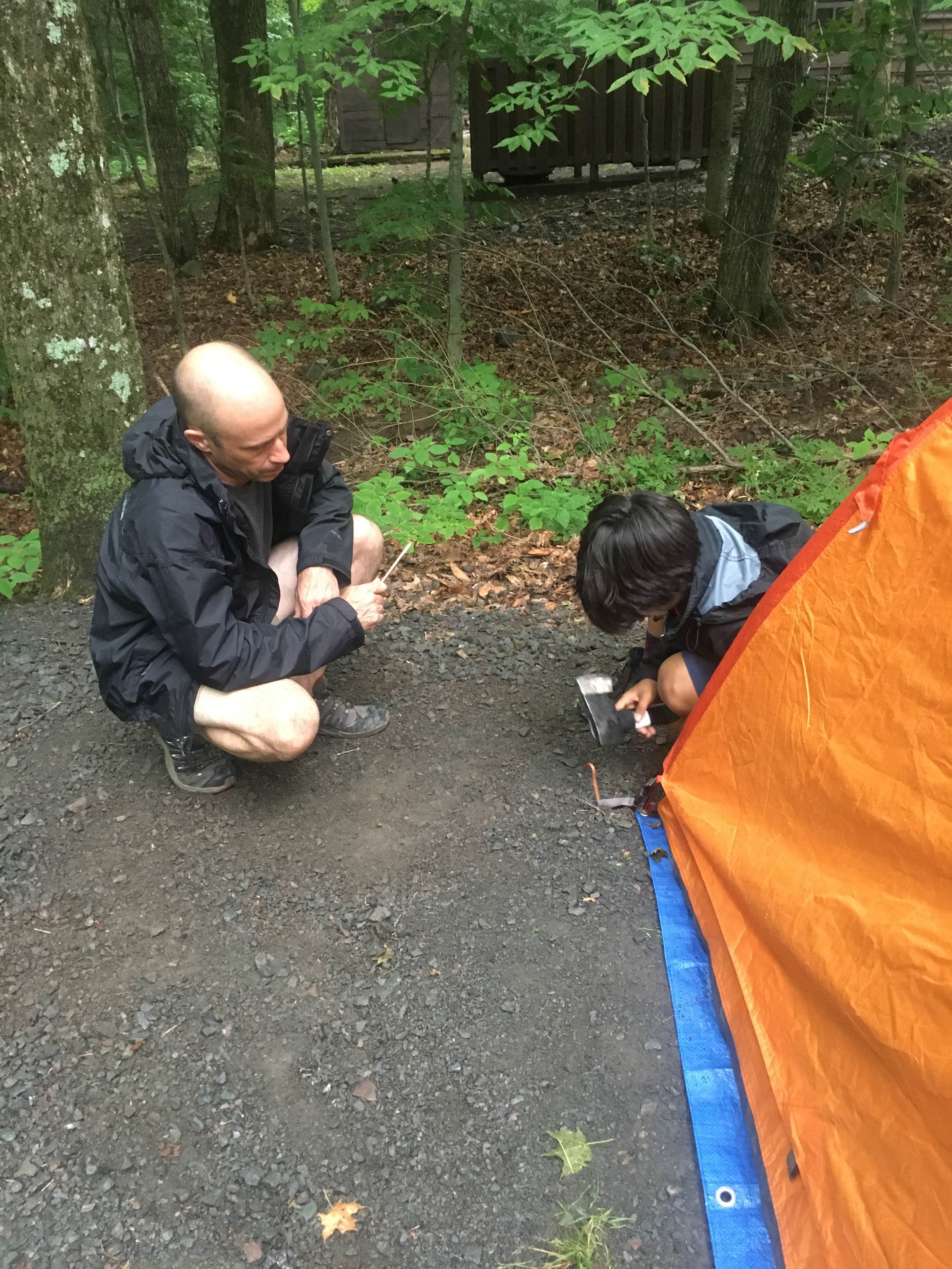 Mayra  D.'s photo at Devil's Tombstone Campground near Lake Hill, NY